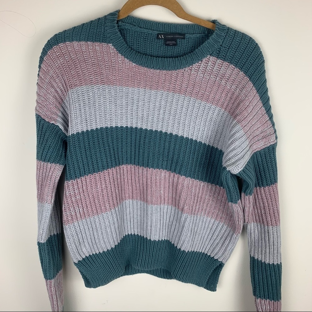 Armani Exchange Pastel Knot Spring Sweater